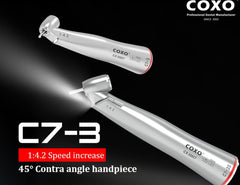 COXO contra angle C7-3S 45° angle / 1:4.2 speed ,can be used with COXO implant motor